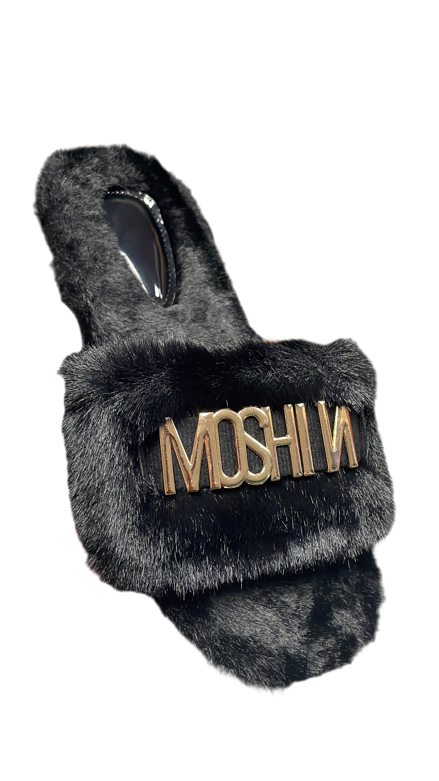 Faux fur sliders